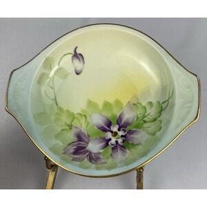 VTG Meito China Hand Painted Porcelain Candy Nut Bon Bon Dish Japan Floral